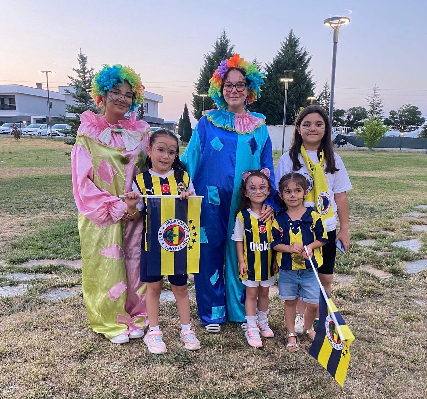 Uşak Palyaço aile fotoğraf